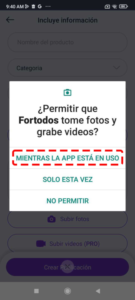 Android-permiso-camara