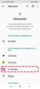 Android-ubi-permisado